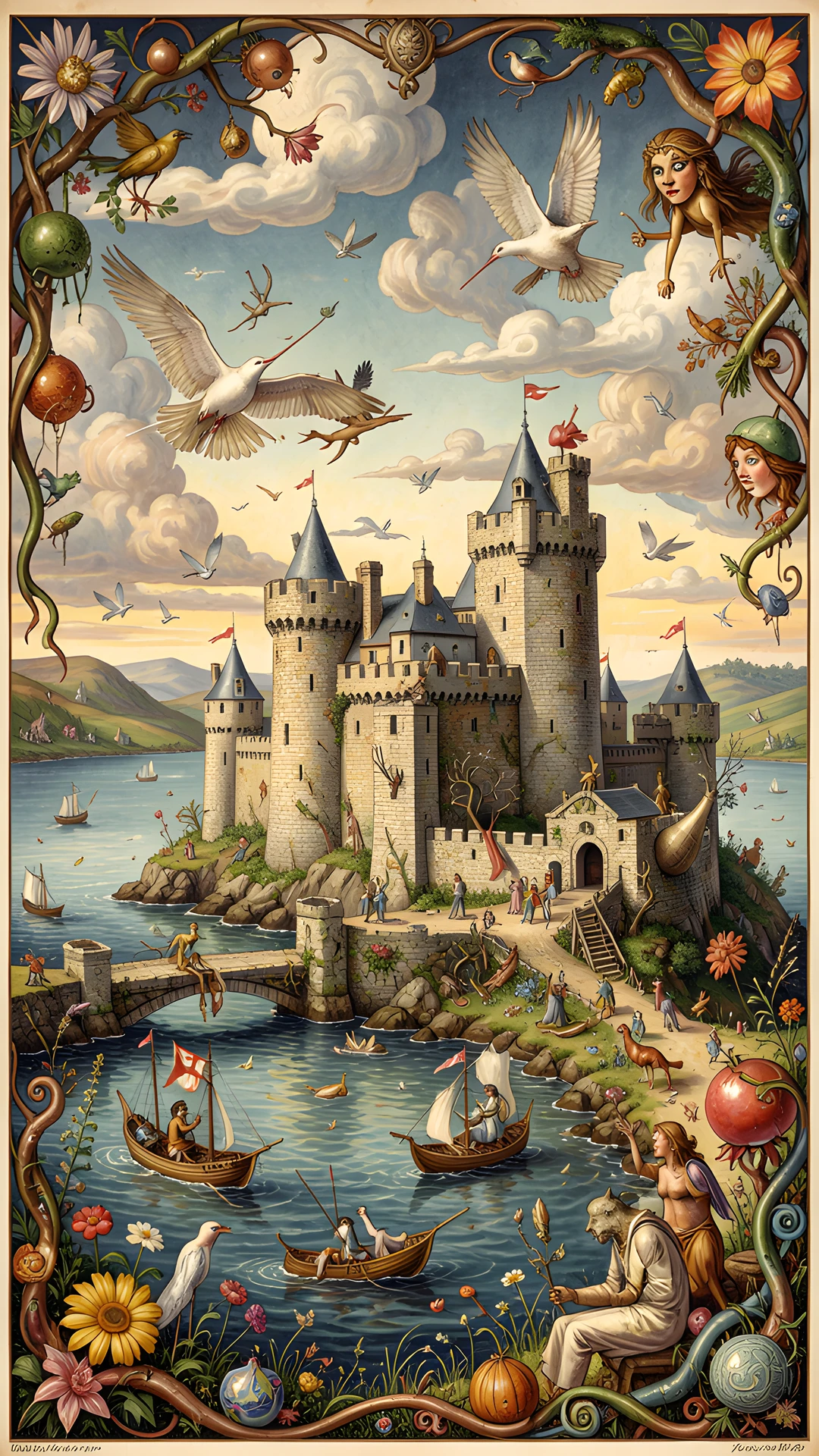 Kilchurn Castle Misty