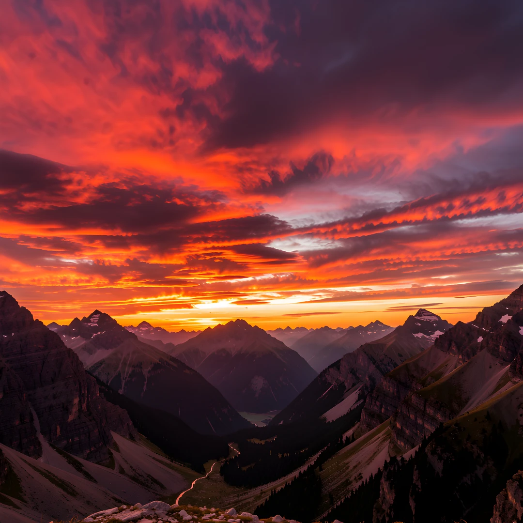 Mountain Stormy Night