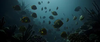 Tropical Reef Scene
