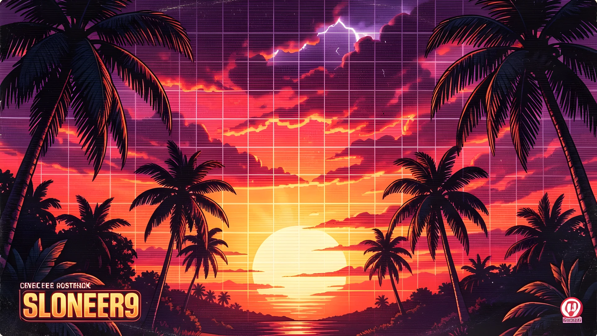 Retro Palm Trees